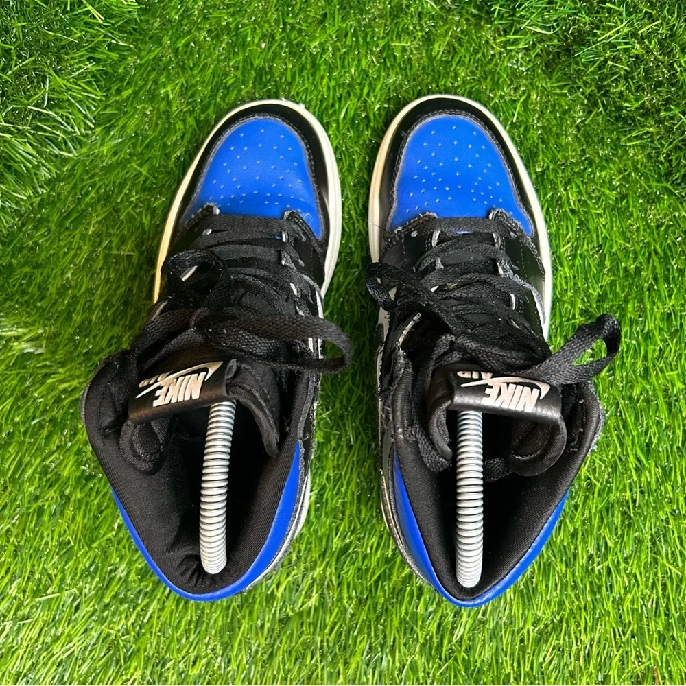 Air Jordan 1 Retro High OG Royal Toe 555088-041 Mens 5.5 Black‎ White Blue
